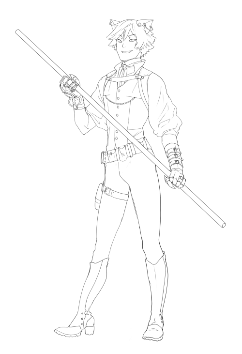 hubedihubbe:  I’ve had people saying “IMMA COSPLAY THIS” so I thought I’d help you out!This is the critical stuff on Chat Noir, take some freedoms on the belt if you wish. 