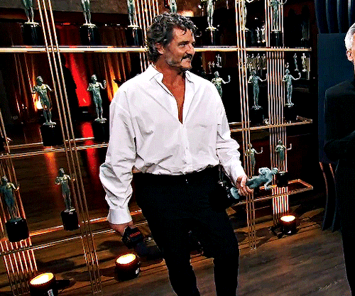 PEDRO PASCAL Outstanding Male Performance In A Drama Series For "The Last Of Us" At The SAG Awards (Feb
