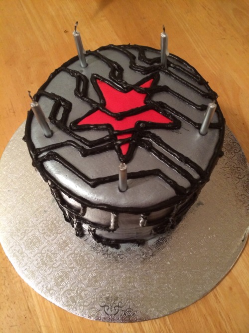 elegantfeatherduster:moonriot made me the coolest fuckin’ cake for my birthday today!