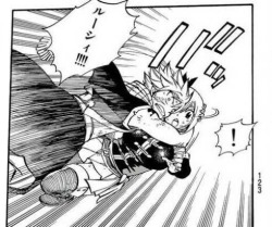 izami-haru:  Fairy Tail 489 Spoilers  Natsu protects Lucy from August’s attack. (∗ ˊωˋ ∗)  