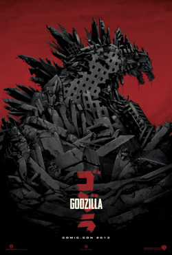 Godzilla poster debut.