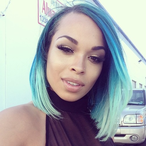 dollsofbeauty:  hotyella817:  Today was a good day thank you @makeupbecca for makin me pretty ☺️  Dolls 