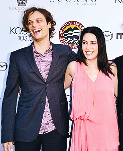 evansbrewster-deactivated201503:  Paget Brewster, Matthew Gray Gubler &amp; Joe