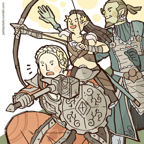 petitpotato:Here they are again - my Elder Scrolls Online characters :D