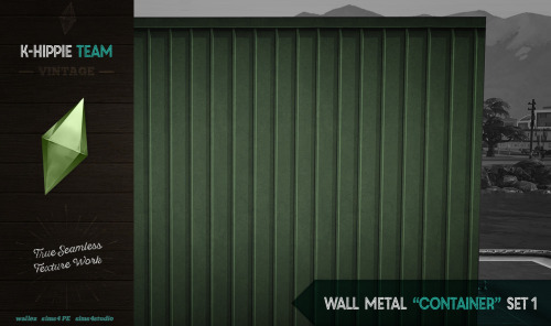 7 WALLS - METAL CONTAINER - SET 1So now you are into cargotecture. You need it grunge, because havin