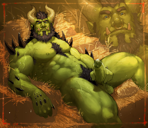 zugzugwaarghwaargh:  Roll in the Hay Commission from @rum-locker featuring Demon Brex (aka. Aros)  ~