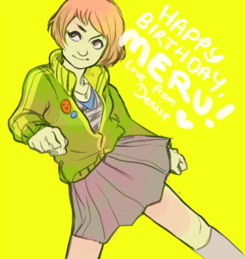 pumpkinandcoriander: HAPPY BELATED BIRTHDAY, MERU!! Sorry I didn’t wish you a happy birthday earlie
