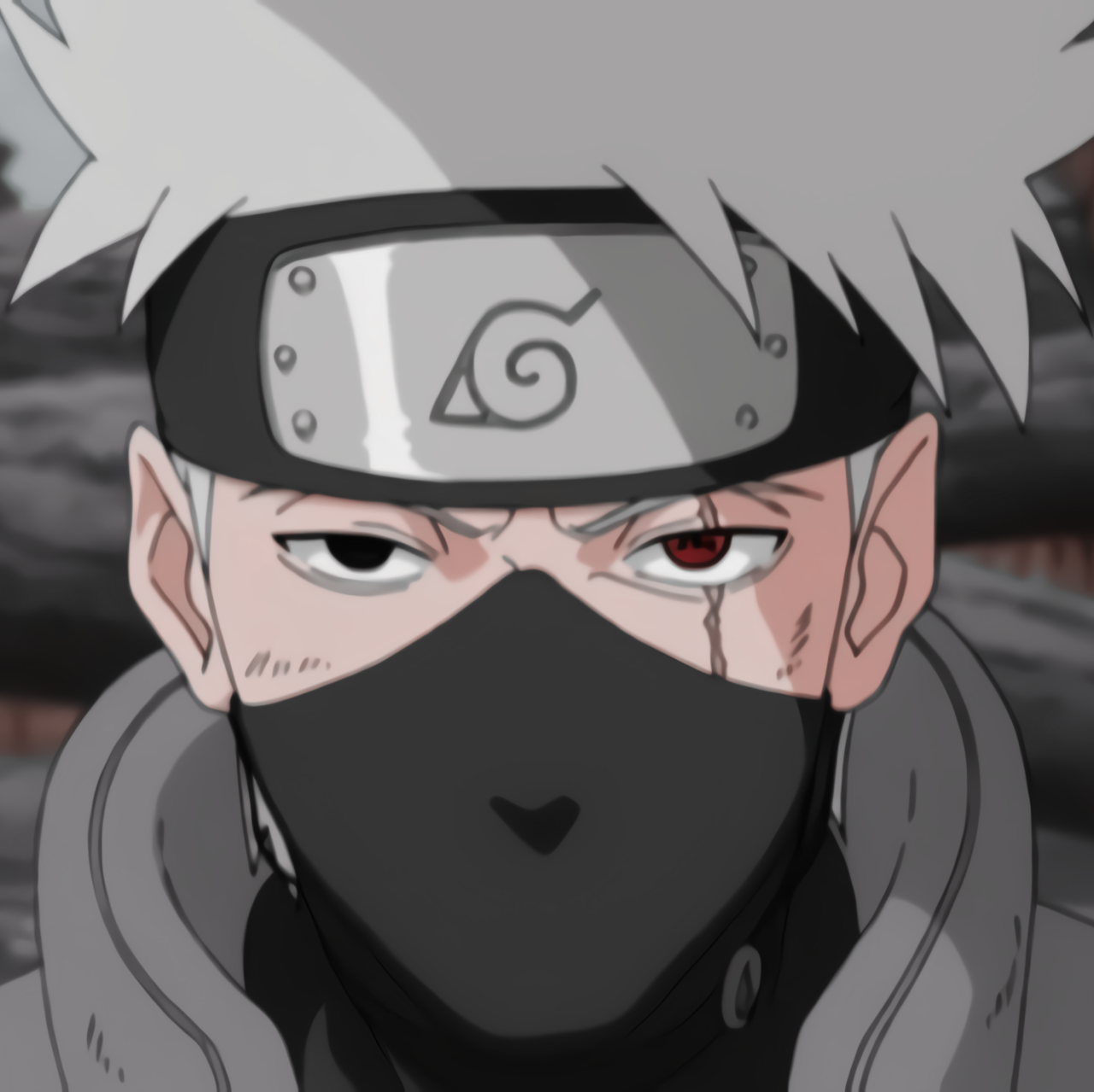 Samaa Samir (Kakashi) — naruto's face hehe