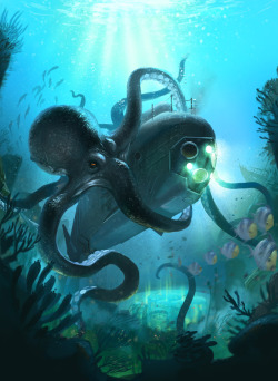 awesomedigitalart:  Myranor - Kraken vs.