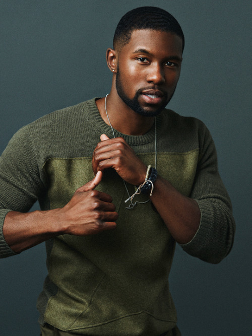 flawlessgentlemen: Trevante Rhodes photographed by Erik Umphery for Essence (2016)