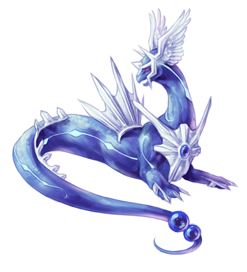 blazhydoodles:  Day 3, dragon-type, Dialga and Dragonair fusion. (hnnn cutting it close to midnight) 
