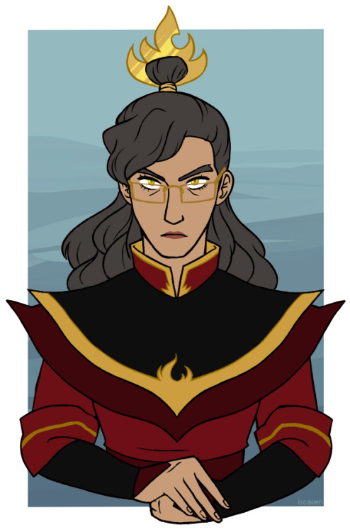 iscawen:she looks like a big nerd and at first i was confused but then i was like of COURSE zuko is 