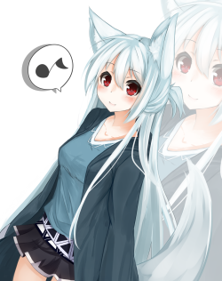 kitsuneears:  red eyes are pretty! *.* 