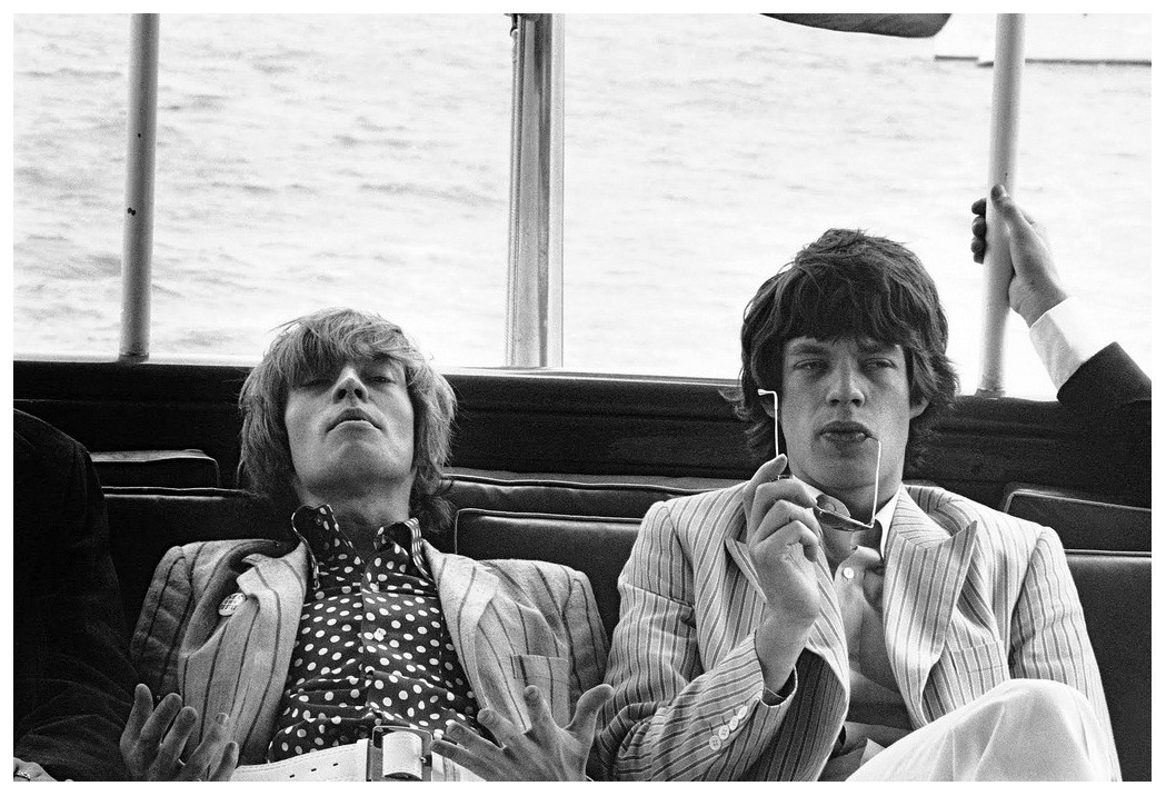 Linda McCartney - Brian Jones and Mick Jagger, 1966