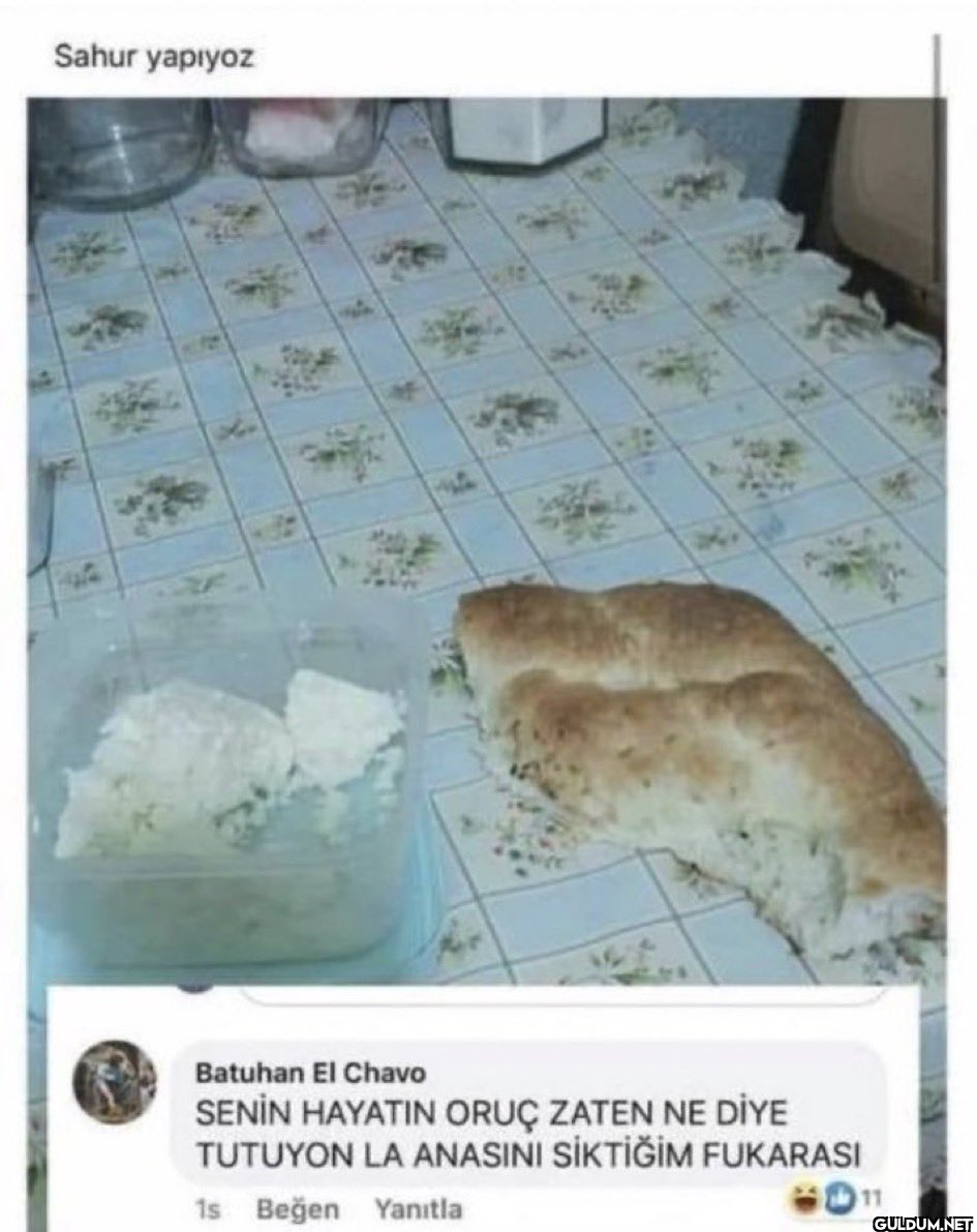 Sahur yapıyoz Batuhan El...