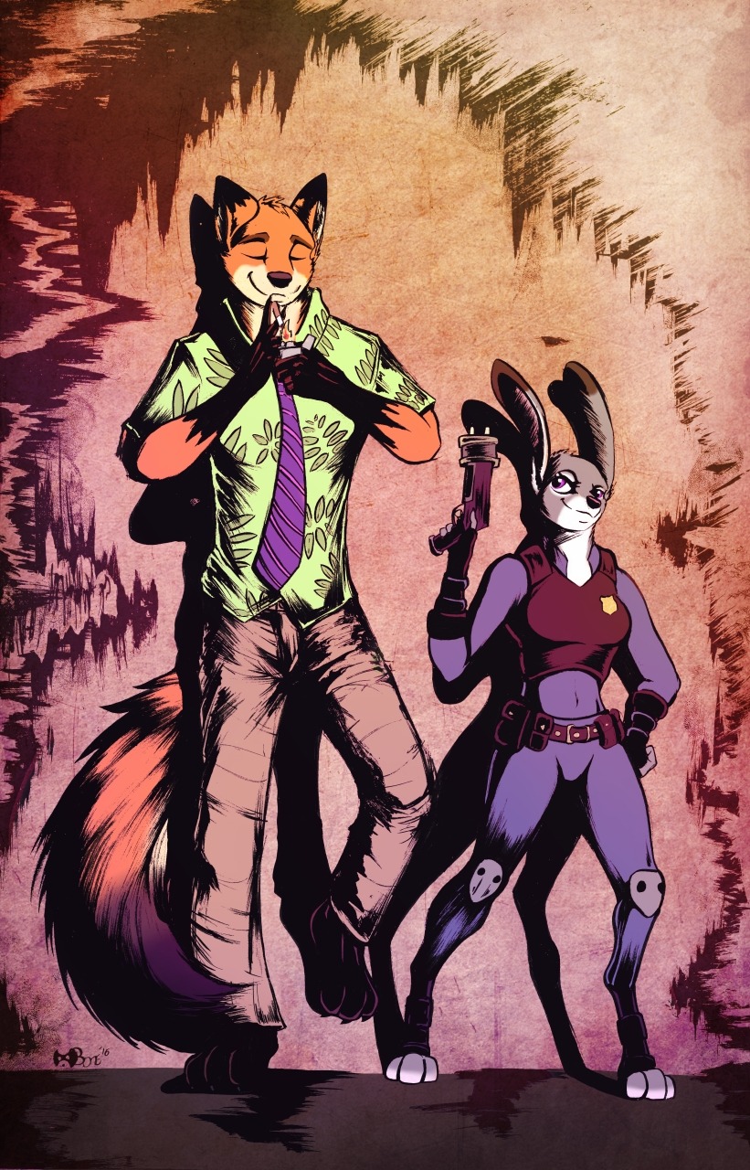 boneitisuno:  My quick take on the “Zootopia” leads, I’ll draw something more