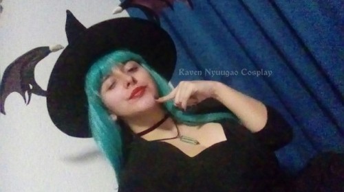 Witchy Morrigan wishes you a very Happy Halloween and nice deep sleep …✨❤ FB Page: Nyuugao 