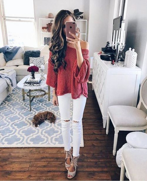 rosegalfashion: Off the shoulders outfit! yes or not? Pict via @fashiongoalsz Get your favorite off 