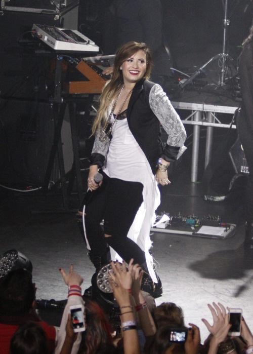 Demi performing at KOKO in London