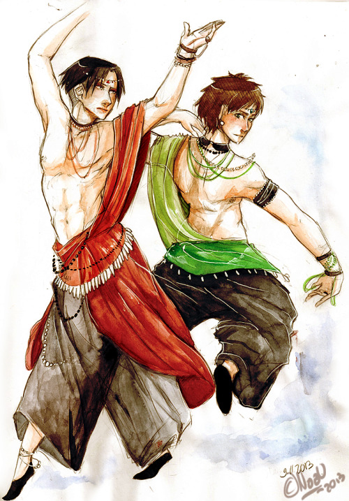 nobutani:  SSSOO I was talking with Shin and somehow we ended up talking about snk belly dancer