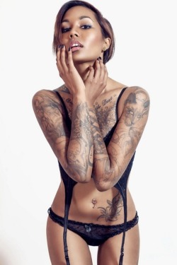 Tattoed-Babes:  Inked Babe Http://Tats-And-Lingerie.blogspot.com 