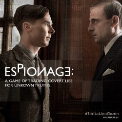  The Imitation Game @ImitationGame ·  Oct 14 To uncover the truth, ask the right questions. #BenedictCumberbatch and #MarkStrong star in The #ImitationGame. 