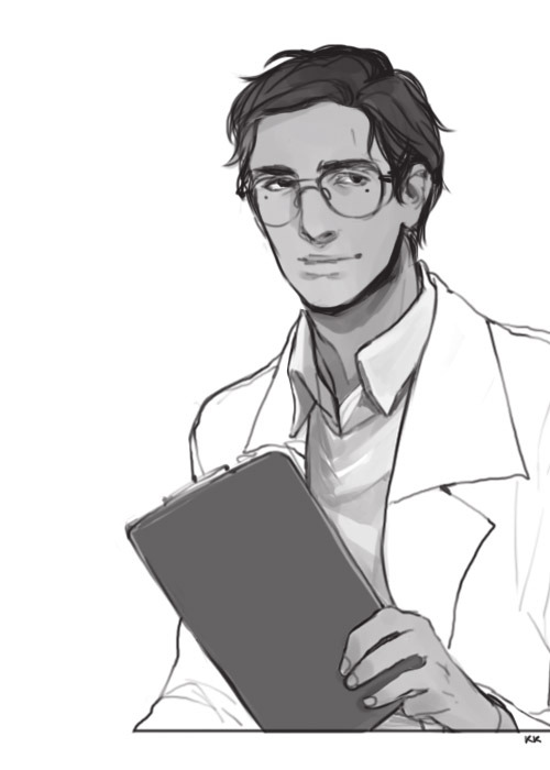 kidkyan:The (now shorter) perfect hair scientist. 