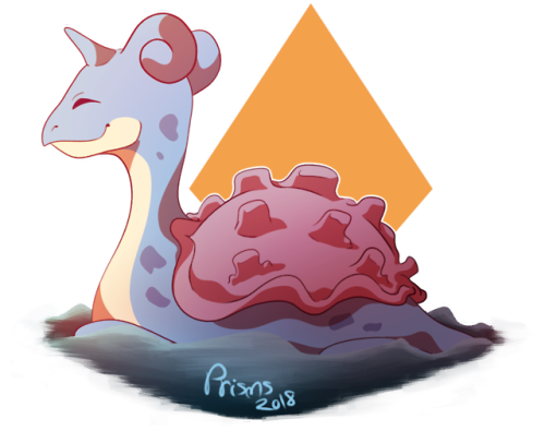 pinkprisms:pokecember day 2favorite water type: lapras