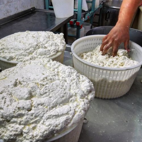 Witness the cheese making process at the local caseificio (dairy), when you’ll have an opportu