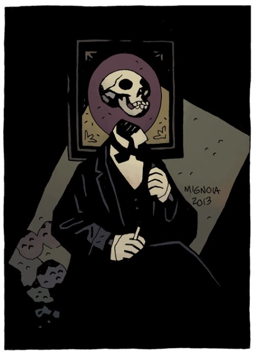 Some beautiful art from my favorite comic book writer/artist Mike Mignola.