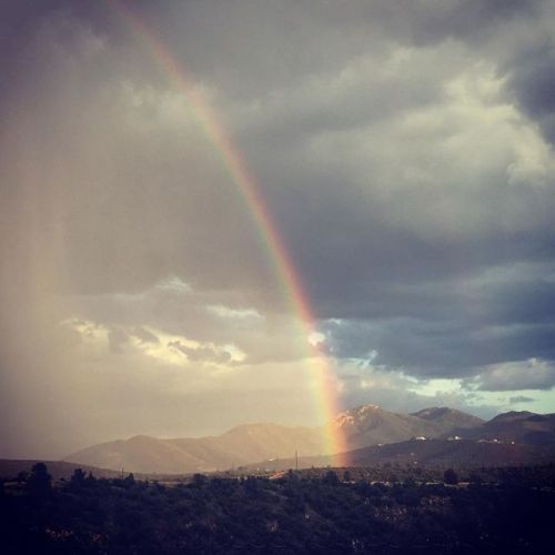 At the end of the rainbow… #nature #monsoons #exploringazhttps://www.instagram.com/p/B0uC8s