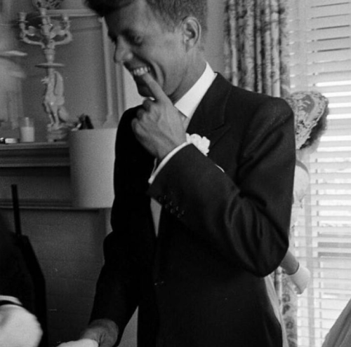 lovingthekennedys:  John on his wedding day