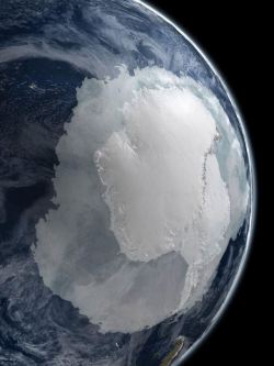 magicalnaturetour:Antarctica as seen from space. Image credit: NASA