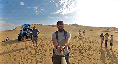 gnumblr:  Around the World in 360º — 3 Year Epic Selfie Armed with a GoPro camera,