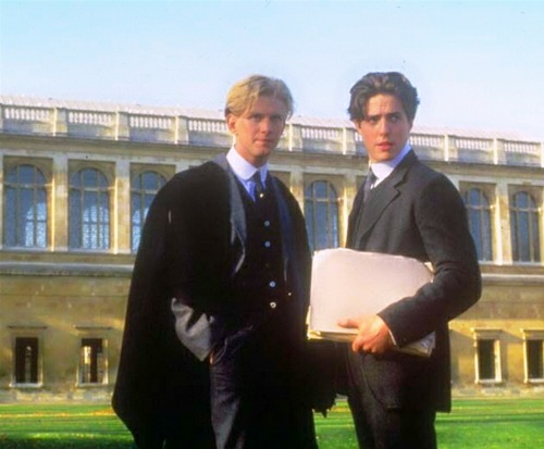 perpetualpoppies:James Wilby as Maurice Hall and Hugh Grant as Clive Durham in Maurice (1987).