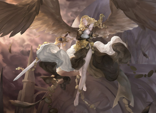 Orzhov angel  Tyler law www.artstation.com/artwork/nQZl89