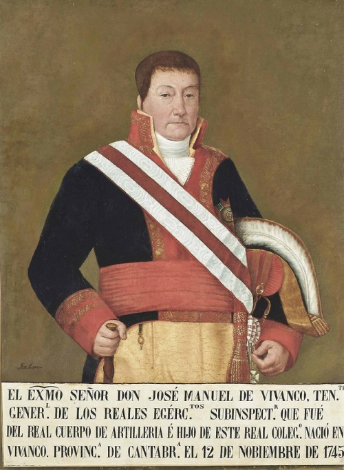 Portrait of Don Jose Manuel de Vivanco, General of the Royal Army and Sub-Inspector of the Royal Cor