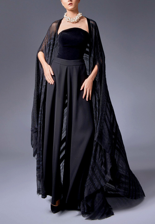 evermore-fashion:Favourite Designs: Sandy Nour ‘Juste un Coquelicot’ Ready-to-Wear Collection