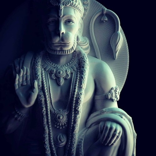 hinducosmos:  Hindu god Hanuman 3D model (via Instagram: _timbudon_art )