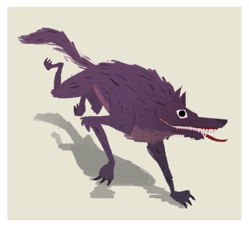 dailycryptodrawings:76: Beast of GevaudanMan, that is one big wolf.Requested by: Anonymous