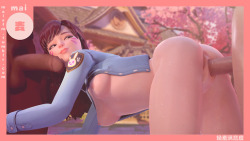 maisfm: D.VA BACKSIDE RENDER Now, I’m not sure if the full animation will be available soon. I might stick to stills for a bit while I learn the basics of the software. With my current budget, it’s also difficult for me to render animations without