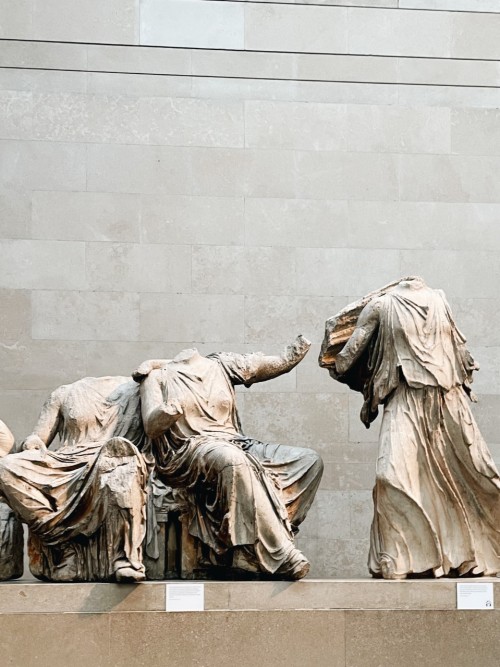 drifted into the british museum after my seminar and hadn’t realised the parthenon friezes rooms wer