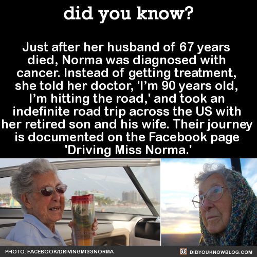 did-you-kno:  Reblogging because I just learned that Miss Norma passed away in her