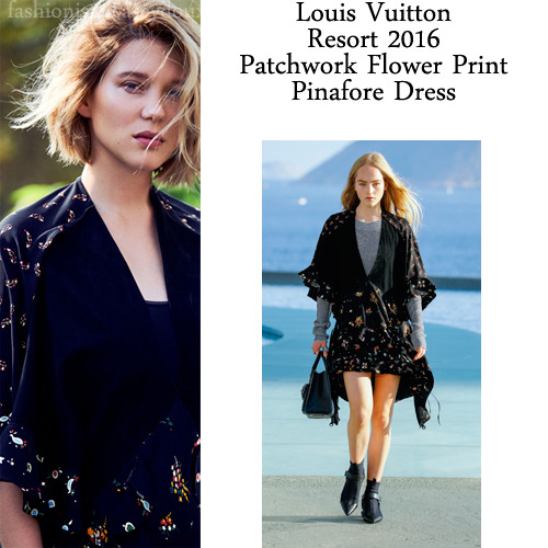 Lea Seydoux for Madame Figaro November 2016 Issue wearing Louis Vuitton