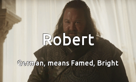 Game Of Thrones Name Meanings, House Baratheon