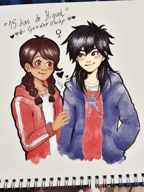 Hiro and Miguel Genderswap, wink wink &lt;3