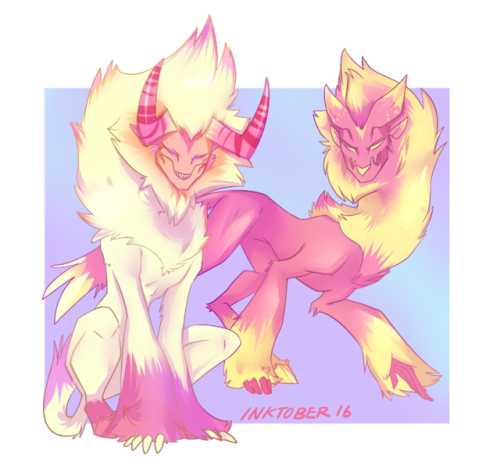 wt-art:Inktober 17 :D FLOOFsometimes not sure what to make so just  playing with these fluffy d