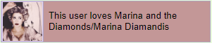 This User Loves Marina And The Diamonds/Marina Diamandis