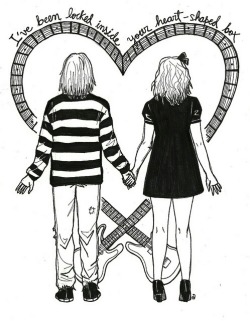Kurt and Courtney (not sure who made this but if anyone knows&hellip;I&rsquo;d love to know!)