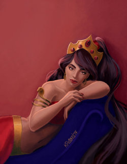 princessesfanarts:Jasmine by KPatoni 